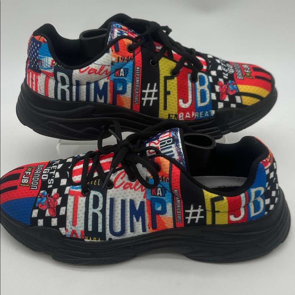 Trump 2024 Unbranded Mens Size 10.5 Let's Go Brandon FJB Sneakers